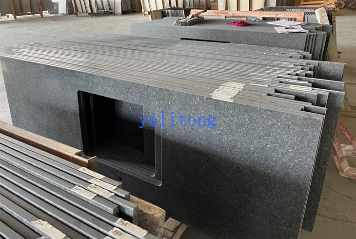 honed black pearl granite countertops