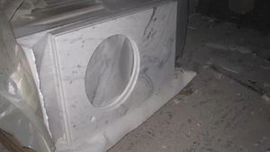 Guangxi biele čínske mramor márnosť hore